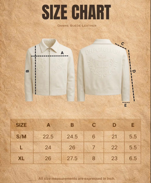 EMBOSSED SUEDE LEATHER JACKET